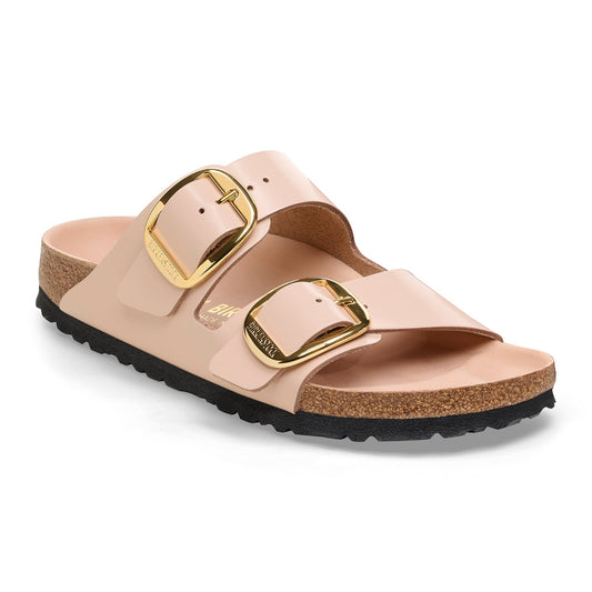 Arizona Classic Footbed: Big Buckle High Shine Beige