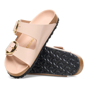 Arizona Classic Footbed: Big Buckle High Shine Beige