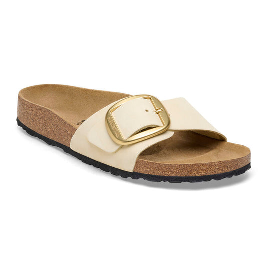 Madrid Big Buckle: Ecru