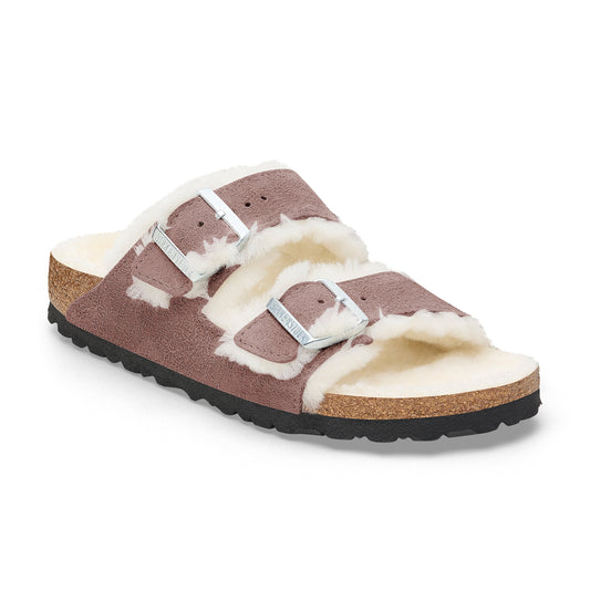 Arizona Shearling Suede Leather/Shearling Faded Purple