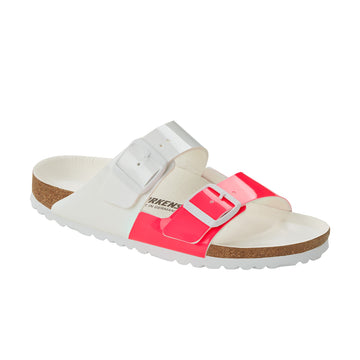 Arizona Vegan Split Neon Pink/White Birko-Flor Patent