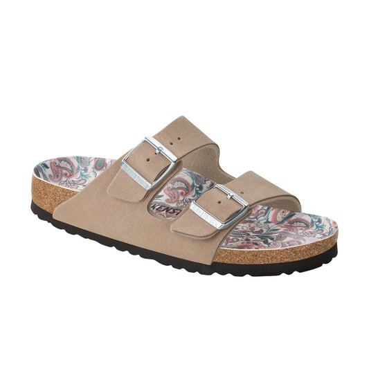 Arizona Vegan Paisley Gray Taupe Synthetic