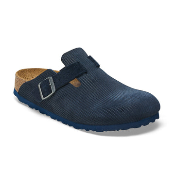 Boston Corduroy Midnight Embossed Suede Leather
