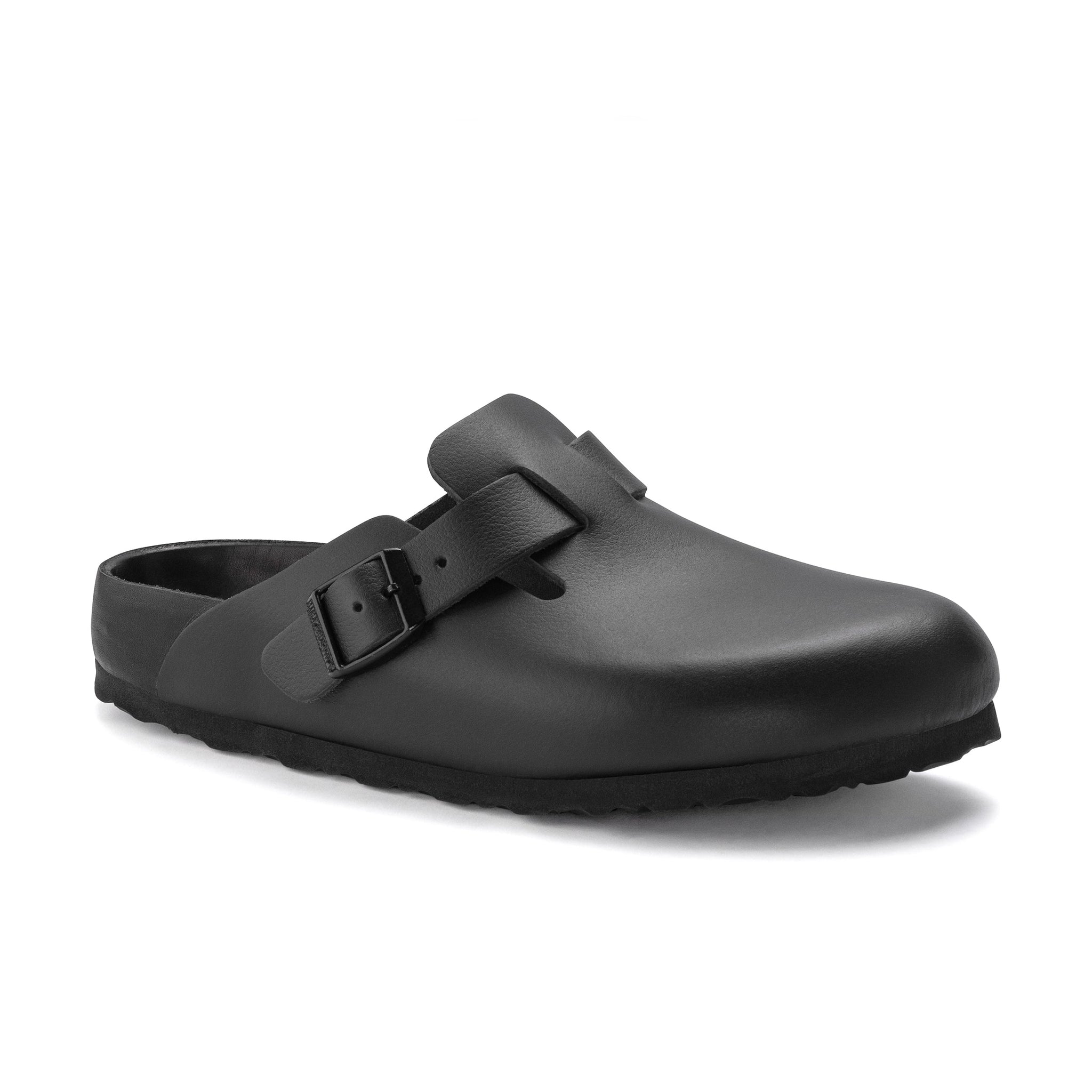 Boston Exquisite Black Natural Leather