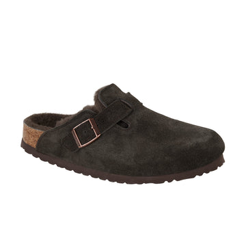 Boston Mokka Wildleder/Lammfell