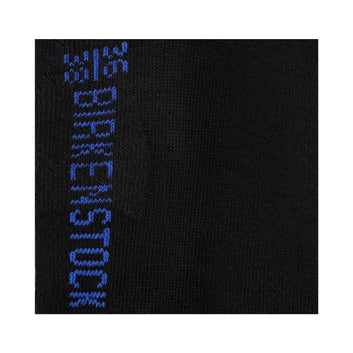 Sneakersocken mit Baumwollsohle für Damen, Schwarz, 2er-Pack