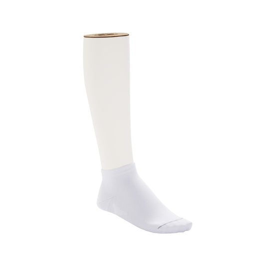 Sneakersocken mit Baumwollsohle für Damen, Weiß, 2er-Pack