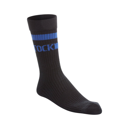 Tennissocke aus Baumwolle Schwarz