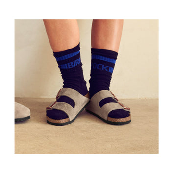 Tennissocke aus Baumwolle Schwarz