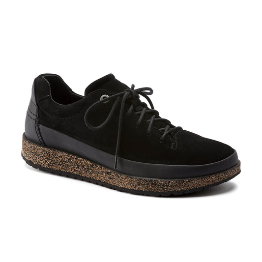 Honnef Low Schwarzes Wildleder