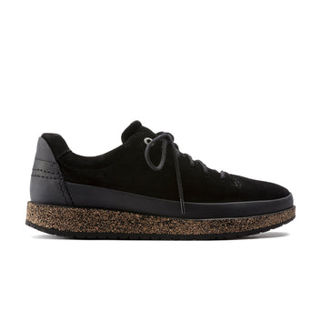 Honnef Low Schwarzes Wildleder