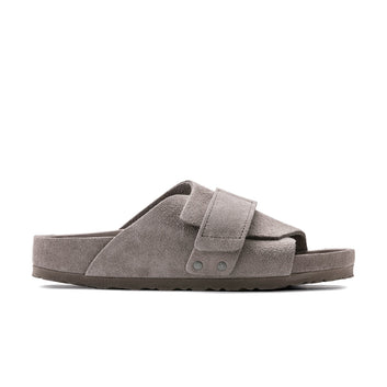 Kyoto Exquisite Gray Taupe Suede Leather