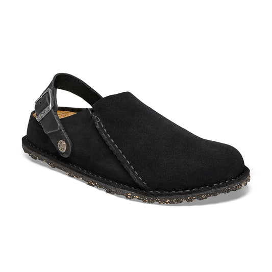 Lutry Black Suede Leather
