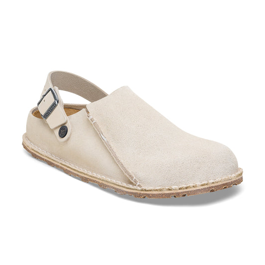 Lutry Eggshell Suede Leather