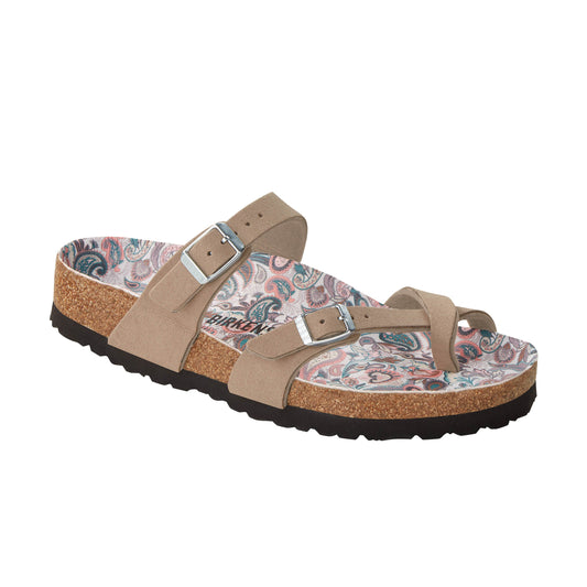 Mayari Vegan Paisley Gray Taupe Synthetic
