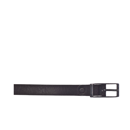 Ohio, schwarzes genarbtes Leder, 20 mm, Einheitsgröße