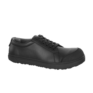 QS 500 Stahlkappe Schwarze Mikrofaser
