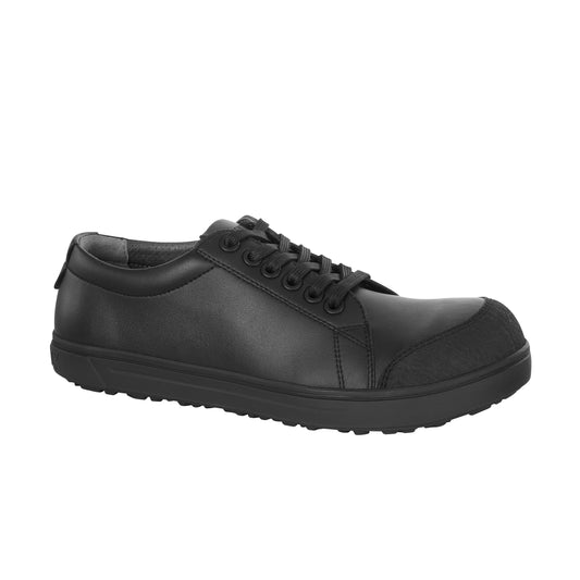 QS 500 Stahlkappe Schwarze Mikrofaser