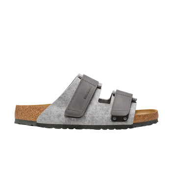 Uji Authentic Felt Hellgrau Geöltes Leder/Filz