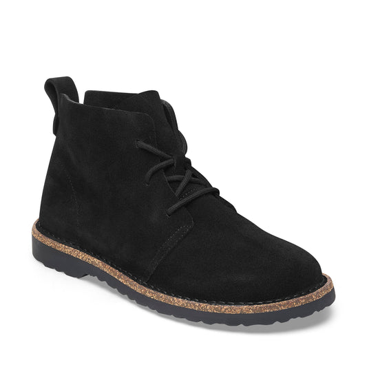 Uppsala Mid Schwarzes Wildleder