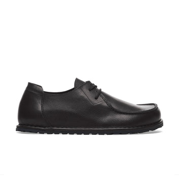 Utti Lace Black Grained Leather