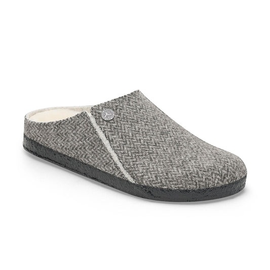 Zermatt Shearling Herringbone Dark Gray Felt/Shearling