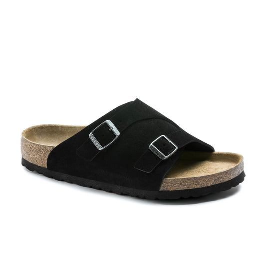 Zurich SFB Black Suede Leather