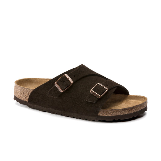 Zurich Mocha Suede Leather
